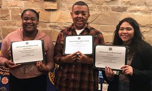 Kiwanis Club honorees Dec 2017 